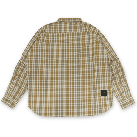 《FLATLUX》Grand Blue Shirt / milktea plaid