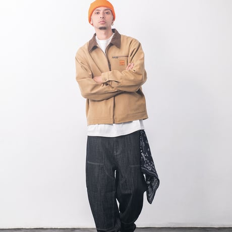 《FLATLUX》D.Knee Balloon Denim "slab" /Indigo