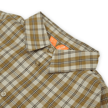 《FLATLUX》Grand Blue Shirt / milktea plaid