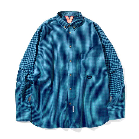 《FLATLUX》Grand Blue Shirt / Plaid