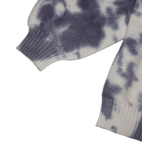 《FLATLUX》Moss Sweater "Tie-Dye" /Cloud