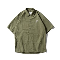 《TENBOX》Plaid Pattern S/S Shirt /Green Check