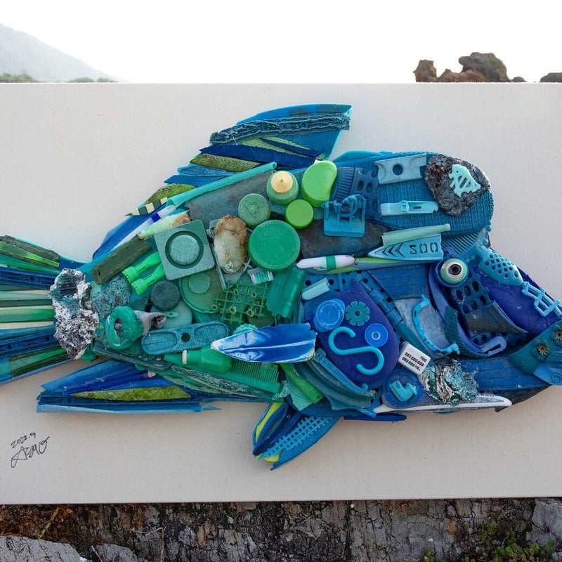 ARTPLA 海洋堂 アクアランド ナポレオンフィッシュ ARTPLA 海洋堂