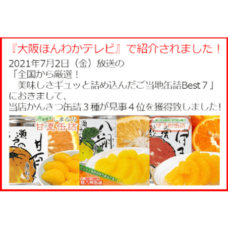【愛媛県産】甘夏缶詰