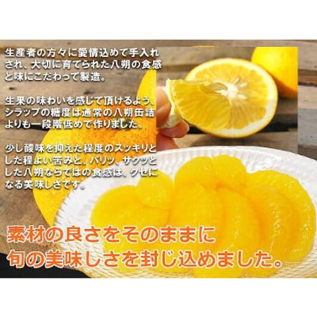 【しまなみ】八朔缶詰