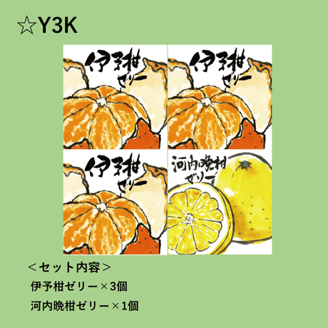選べる！ゼリー4個セット（河内晩柑）