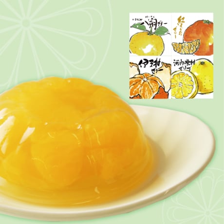 柑橘物語　ゼリー４種４個セット　ＢＨＹＫ