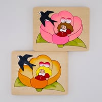 木製パズル　おやゆび姫