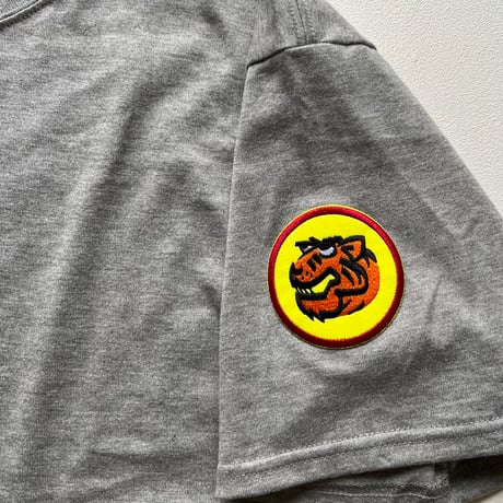 Tiger Embroidered S/S T-Shirts(HeatherGrey) MADE IN JAPAN