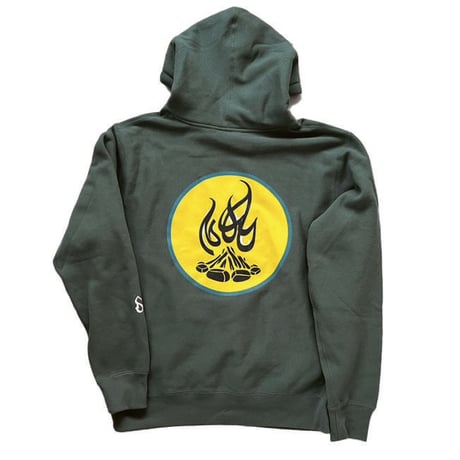 BONFIRE Heavyweight Hooded Sweatshirt (AlpineGreen)