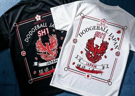 SH1 フェニックスTシャツ2026 背面 白
