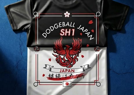 SH1 フェニックスTシャツ2026 背面 白