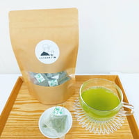 CHACHATTO.　（紐付き緑茶ティーバッグ　3g×15P）