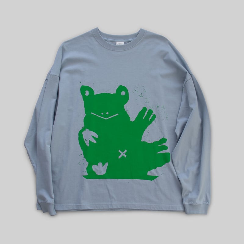 ミロヒロミ Parallel ロングTシャツ Kaerun（カエルン）／BlueGreen |