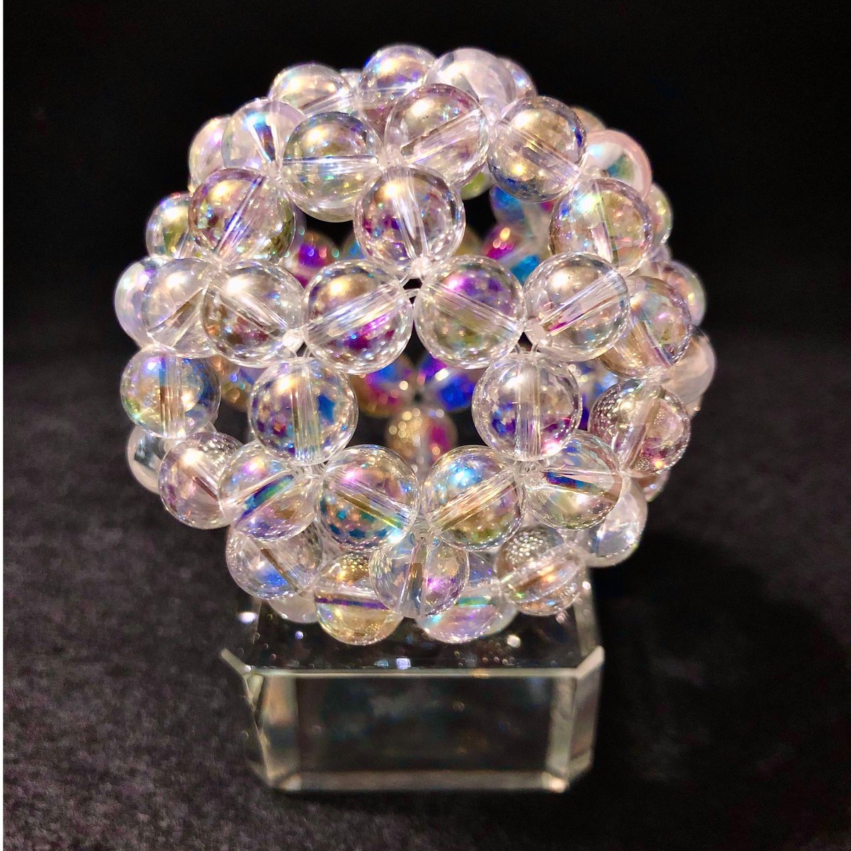 神聖幾何学フラーレン オーロラクォーツ8mm | Brilliant