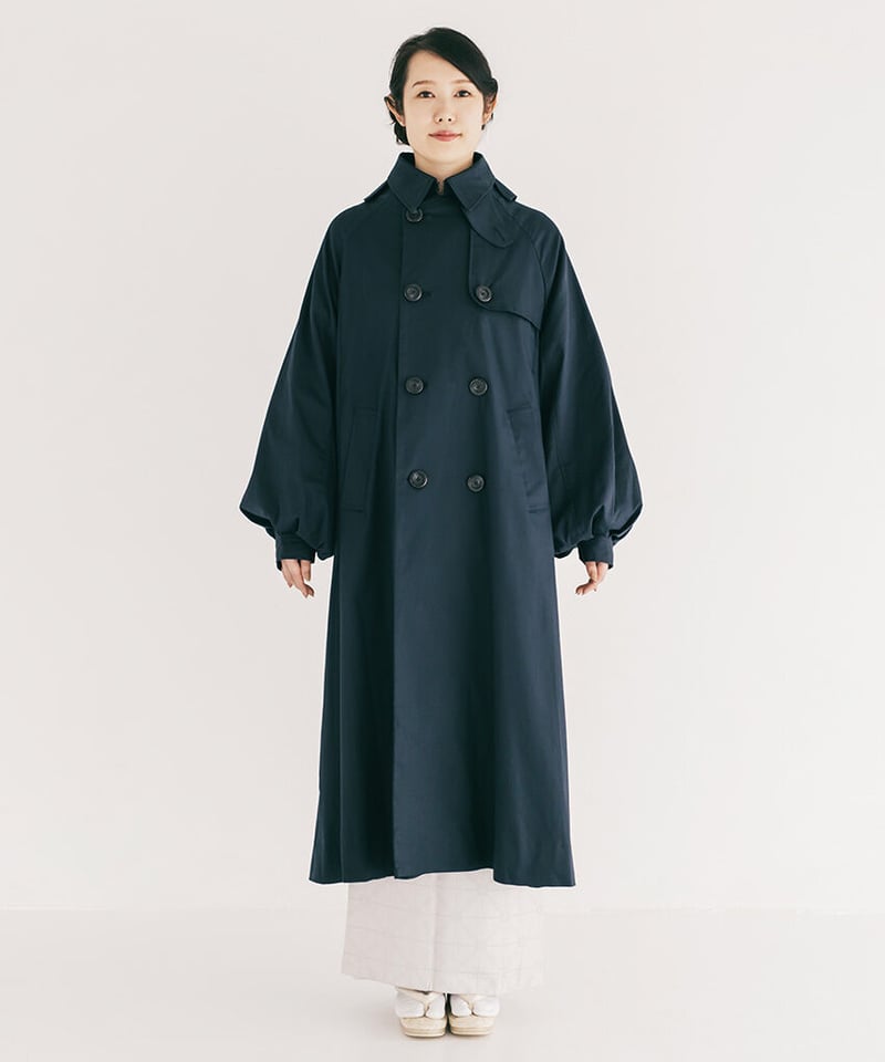 EMON Coat 衣紋コート（ネイビー） | ni yori