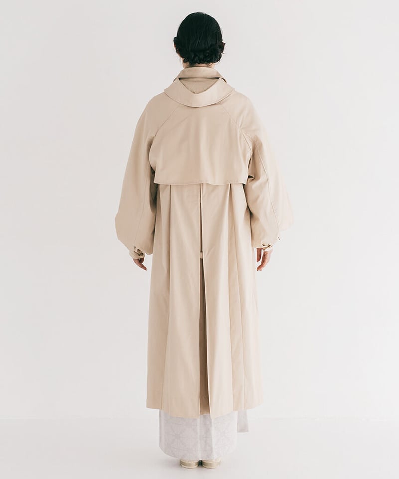 EMON Coat 衣紋コート (ライトベージュ) | ni yori