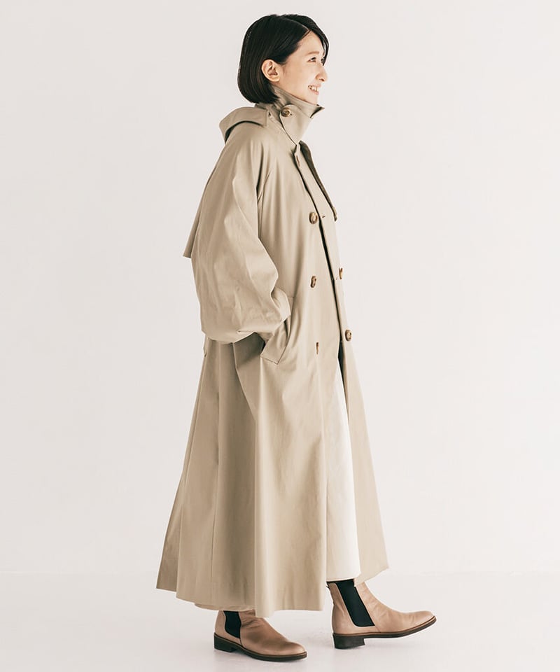 EMON Coat 衣紋コート（カーキ） | ni yori