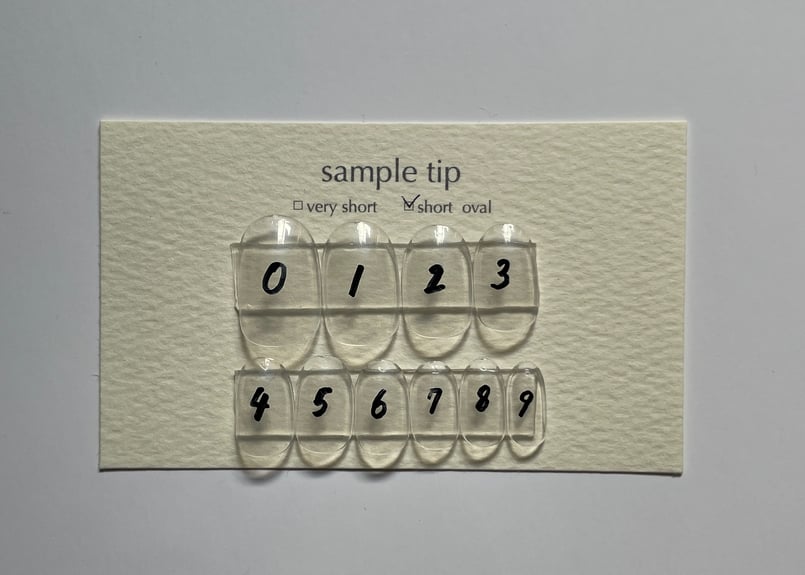 サイズ計測用チップ | hoco nail tip