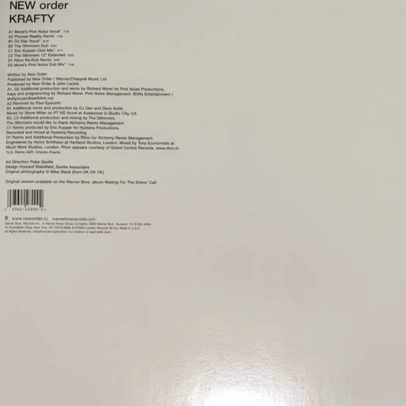 NEW order / KRAFTY | ホットドッグ・レコード