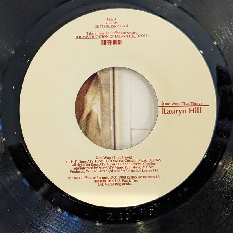 7inch :Lauryn Hill ローリン・ヒル | ホットドッグ・レコード