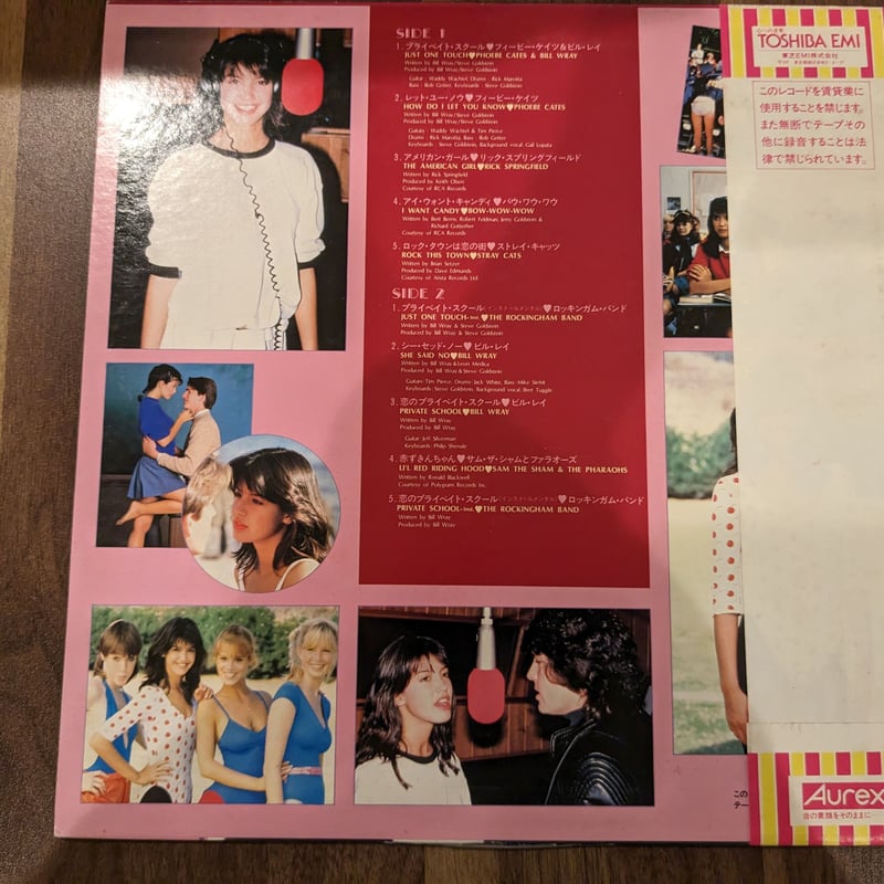 映画 プライベート・スクール／オリジナルサウンドトラック【中古LP