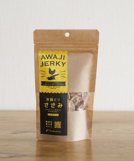淡路どりささみジャーキー 70ｇ 愛犬用おやつ ドッグフード　無添加　淡路島