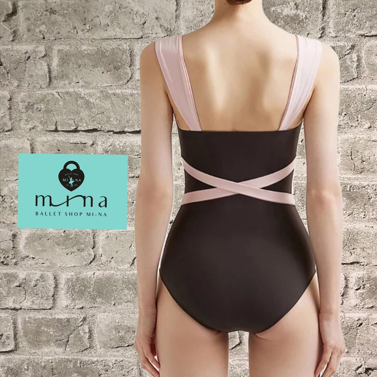 UNOA七分丈背中メッシュレオタードMLサイズ Double Platinum Girls Matte Metallic Camisole Leotard ダブル