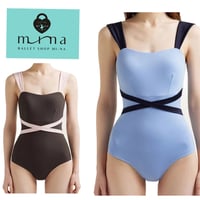 MI-NA》ラプンツェル風プリンセスデザイン シフォン レオタード