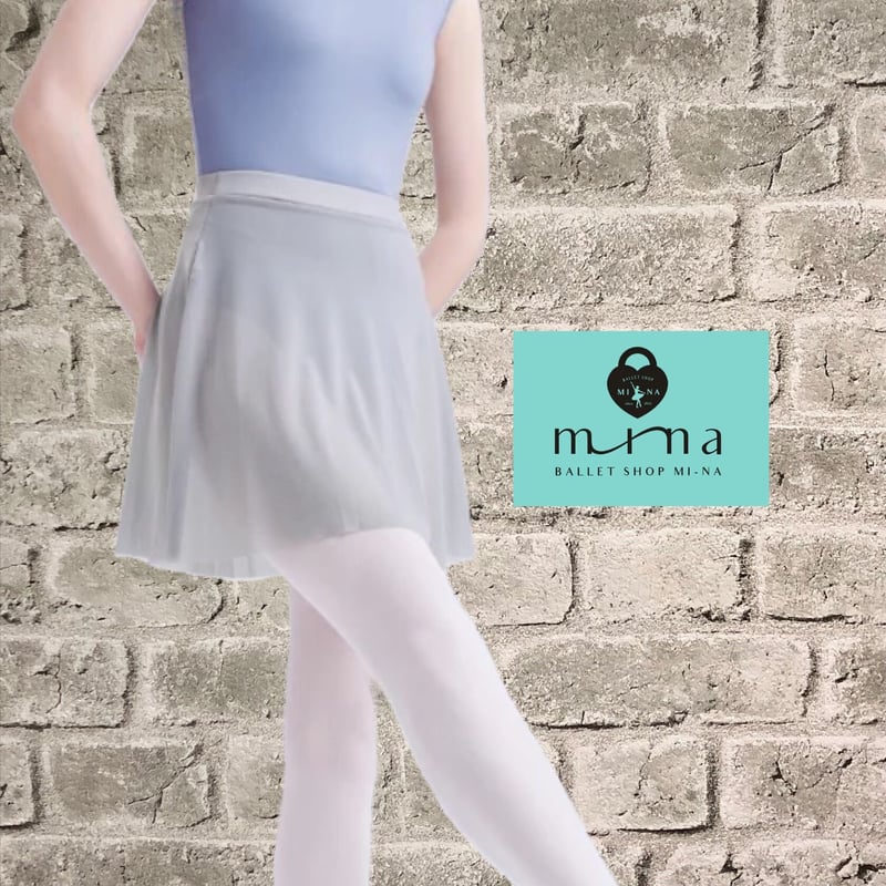 MI-NA》プルオンバレエスカート ガールズ/女性(SK1006DG/GY/BD