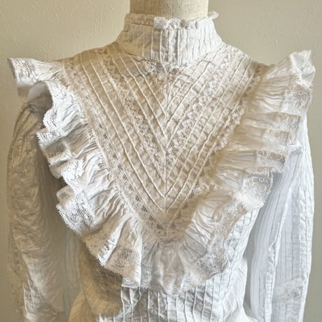 〈vintage〉volume gigot sleeve blouse