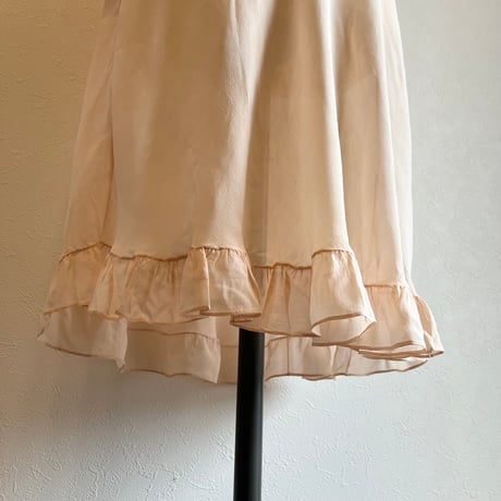 〈antique〉silk camisole onepiece