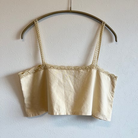 〈antique〉cropped cotton camisole