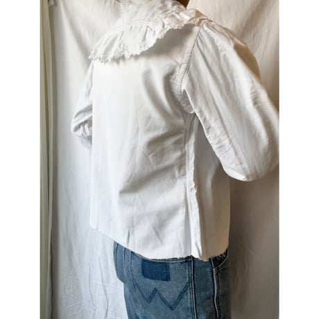 〈antique〉sailor collar cotton blouse