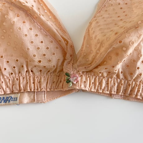 〈vintage〉cotton bra