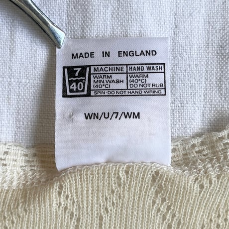 〈vintage〉made in England / wool cutsew