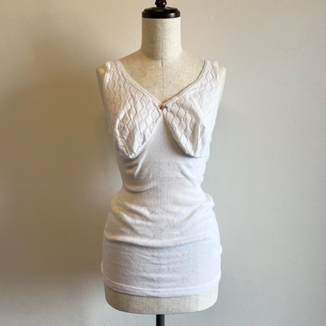 〈vintage〉euro cotton camisole