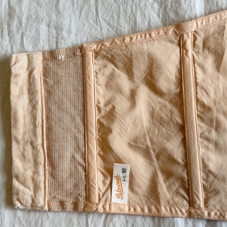 〈vintage〉salmon pink bustier