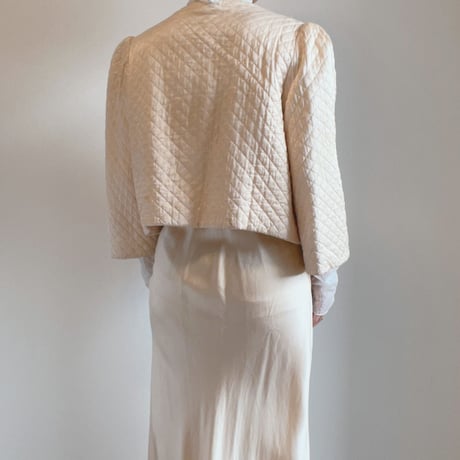 〈vintage〉 quilting bed jacket