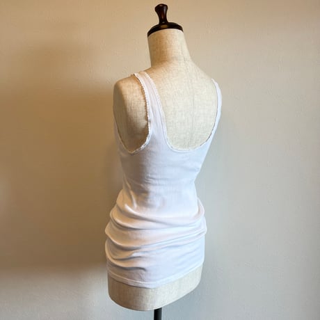 〈vintage〉Europa made rib camisole