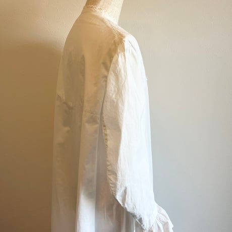 〈antique〉scallop band collar onepiece