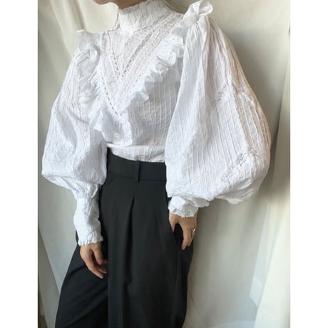 〈vintage〉volume gigot sleeve blouse