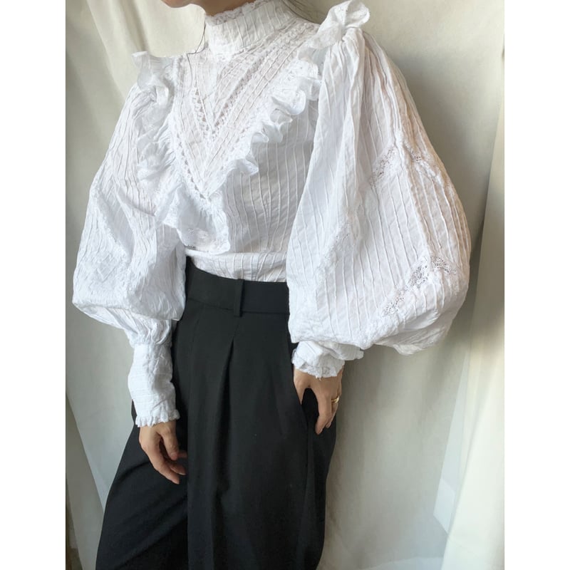 vintage〉volume gigot sleeve blouse | MEARI and