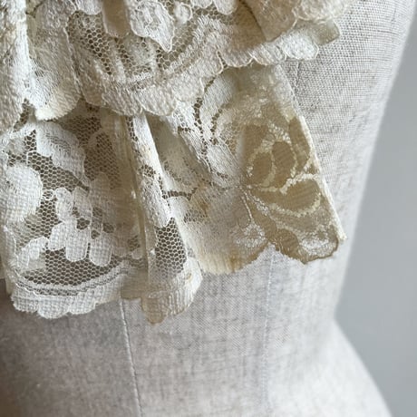 〈vintage〉tiered lace design collar