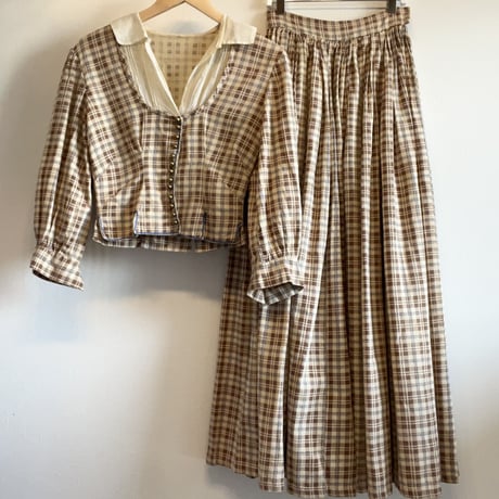 〈vintage〉check pattern setup