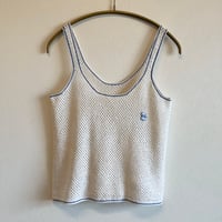 〈vintage〉crochet knit vest
