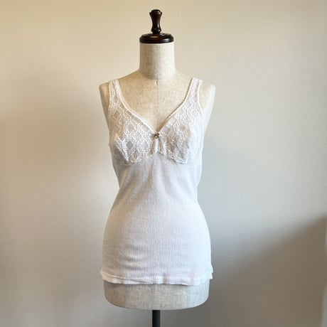 〈vintage〉made in Germany/petit rose patch camisole tops