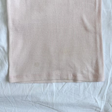 〈vintage〉Europa made rib camisole