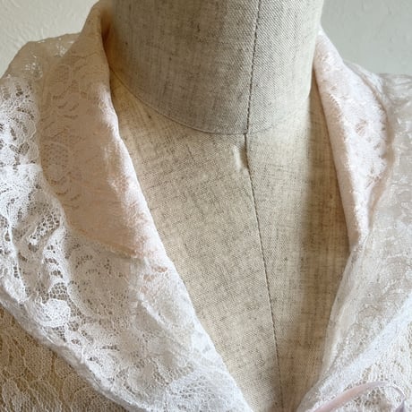 〈vintage〉midi length lace one-piece