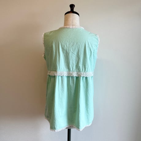 〈antique〉mint green blouse